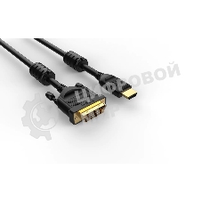 Кабель HDMI AM/DVI(24+1)M, 1.8м, CU, 1080P@60Hz, 2F, VCOM CG484GD-1.8M