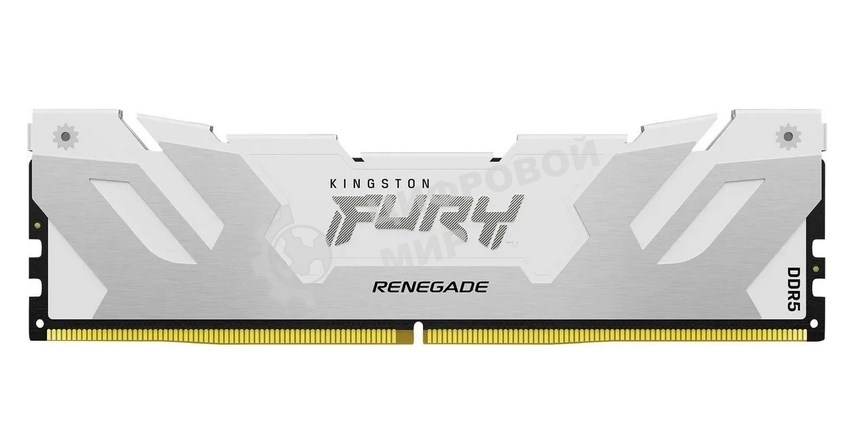 Оперативная память Kingston Fury Beast, DDR5, 16Gb (1x16Gb), 7200MHz, CL38, DIMM, с радиатором, белый