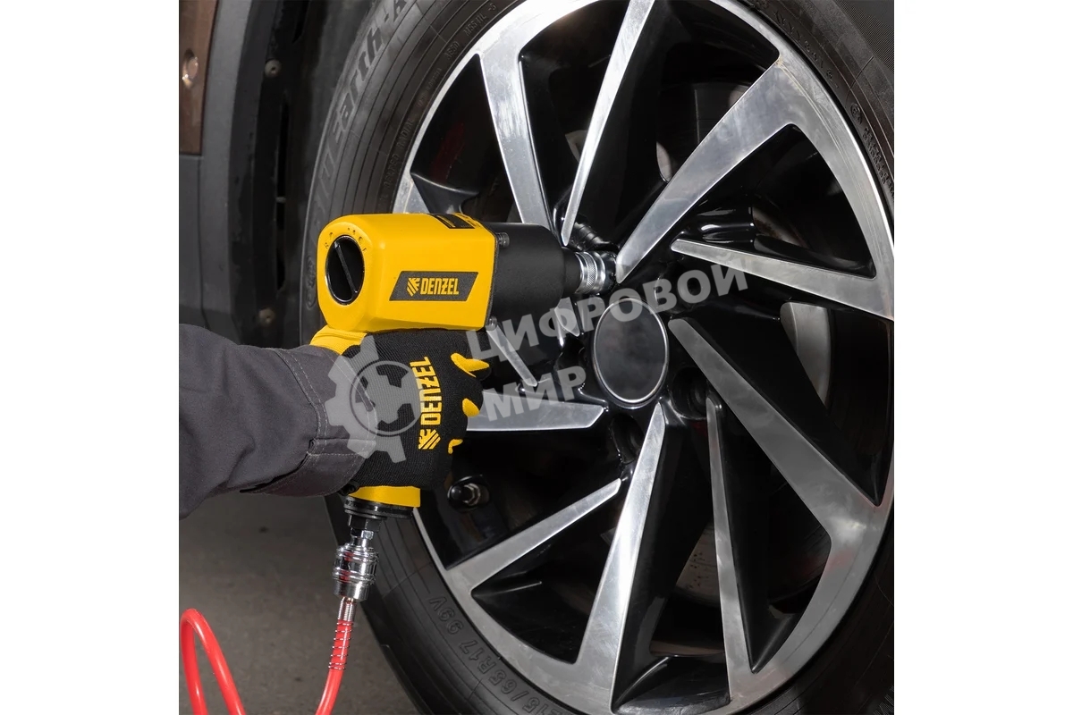 Ударный пневмогайковерт Denzel IW1500SP, 1/2