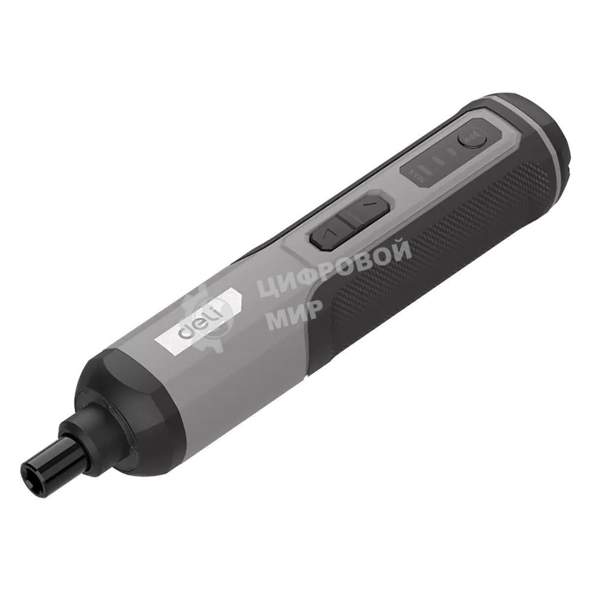 Отвертка аккумуляторная Deli DC160, (4В, 2А*ч, 5Нм, 300об/мин, Type-C, набор бит 24 шт, пласт. кейс)