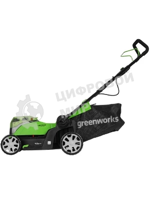 Газонокосилка аккумуляторная GreenWorks G24X2LM41k8, 24 В, 0 Ач