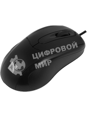 Мышь проводная Defender Standard MB-580 черный, 1000 dpi, USB, кнопки - 3