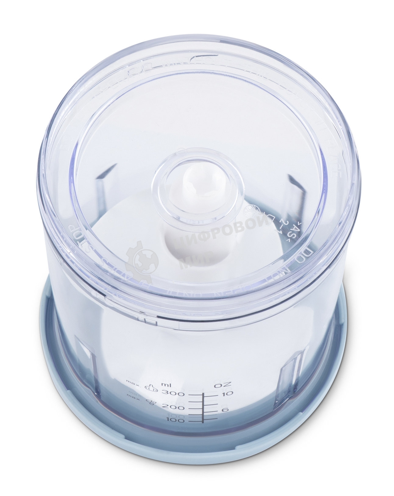 Измельчитель электрический Hyundai HYC-P3118 0.8л. 350Вт голубой/синий