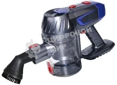 Пылесос вертикальный BQ-VC1002H серый-золотистый, питание от от аккумулятора, 45 Вт, уборка сухая, пылесборник 0.7 л, работа от АКБ max 35 мин.