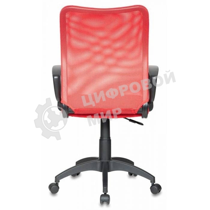 Кресло компьютерное Бюрократ Ch-599/R/TW-97N спинка сетка красный TW-35N, сиденье красный TW-97N