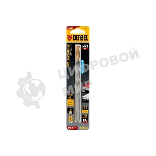 Сверло спиральное по металлу Denzel 8,5 х 165 мм, Р6М5, Golden Tip, удлиненное