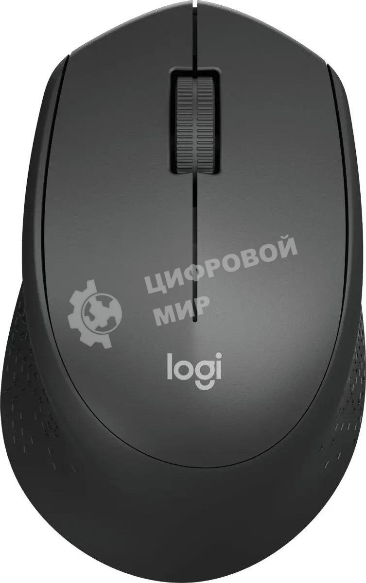 Мышь беспроводная Logitech M280 черный, 1000 dpi, радиоканал, USB, кнопки - 3