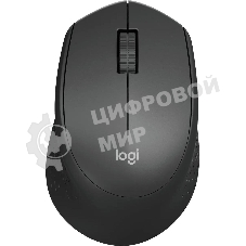 Мышь беспроводная Logitech M280 черный, 1000 dpi, радиоканал, USB, кнопки - 3