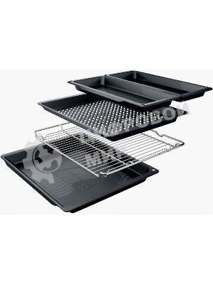 Электрический духовой шкаф Bosch HJG852YB0T Serie 6, 60 см, 66 л, черный,сенсорное управление, 8 режимов+AutoPilot 30(30 автоматических программ), LCD-дисплей, галогенное освещение, самоочистка EcoClean,Soft Open and Soft Close door,телескопические направляющие на 2 уровнях