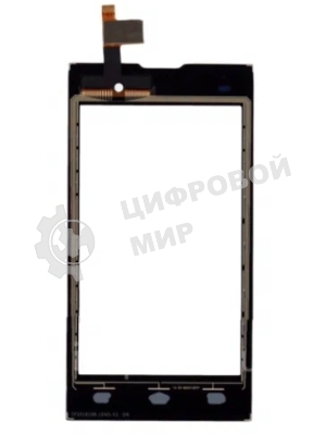 Сенсорное стекло (тачскрин) для Fly IQ4418 ERA Style 4, черное