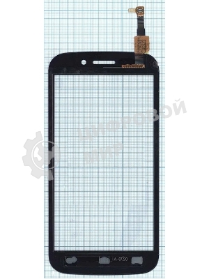 Сенсорное стекло (тачскрин) для Micromax A210 Canvas 4, черное