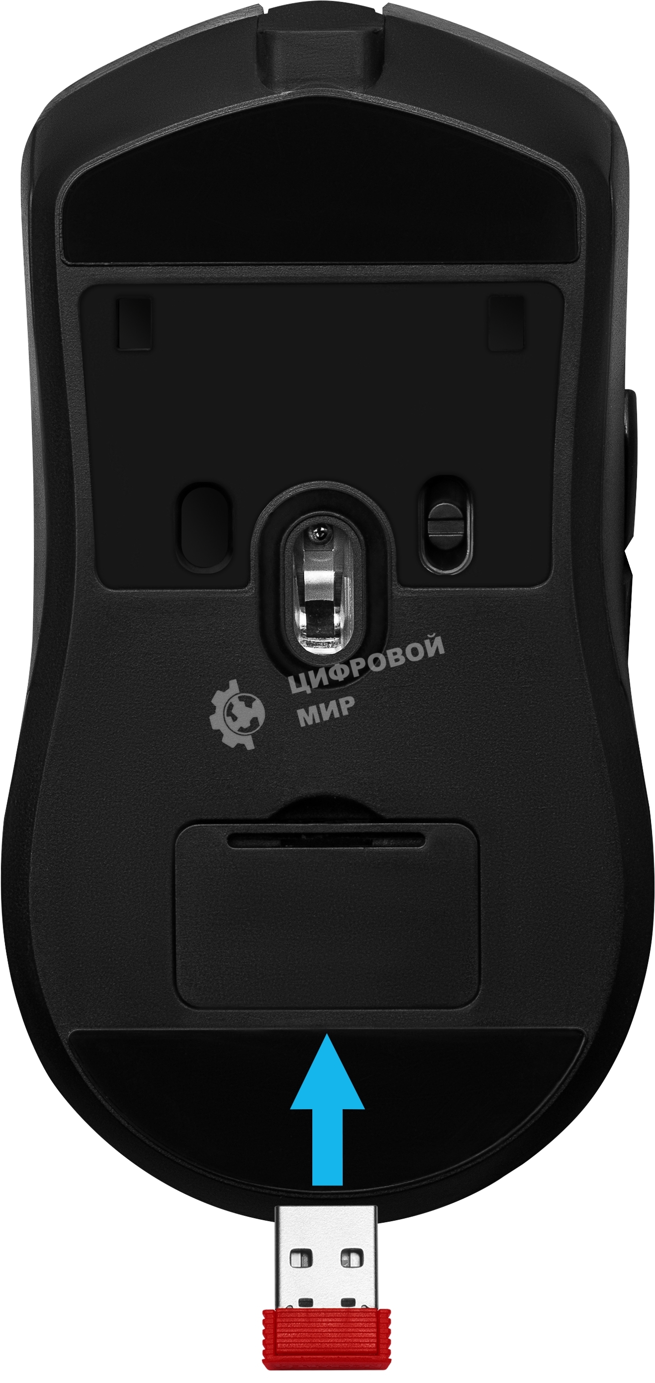 Мышь беспроводная Defender Demon GM-534 черный, 3200 dpi, радиоканал, USB, кнопки - 6