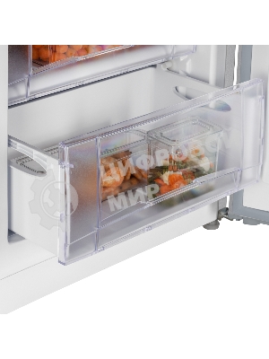 Морозильная камера Nordfrost DF 261 SAP, серебристый, 139л, 3 ящика