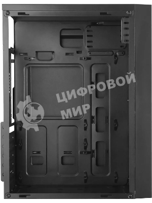 Компьютерный корпус Digma DCC-MD301 черный без БП ATX 1x80мм 4x120мм 1xUSB 2.0 1xUSB 3.0 audio
