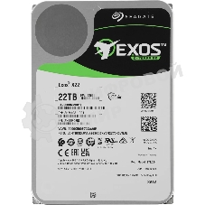 Жесткий диск Seagate HDD Exos X22 ST22000NM001E 22Tb 7200rpm SATA-III 512Mb 3.5