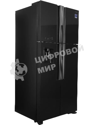 Холодильник Hitachi R-W660PUC7 GGR серый двухкамерный 396/144л морозилка сверху No Frost, Side by Side