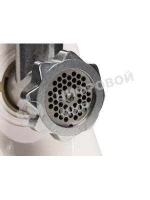 Мясорубка электрическая Ротор Дива Люкс ЭМШ 35/300-2 белый, 1500 Вт, 0.6 кг/мин, насадки - 2