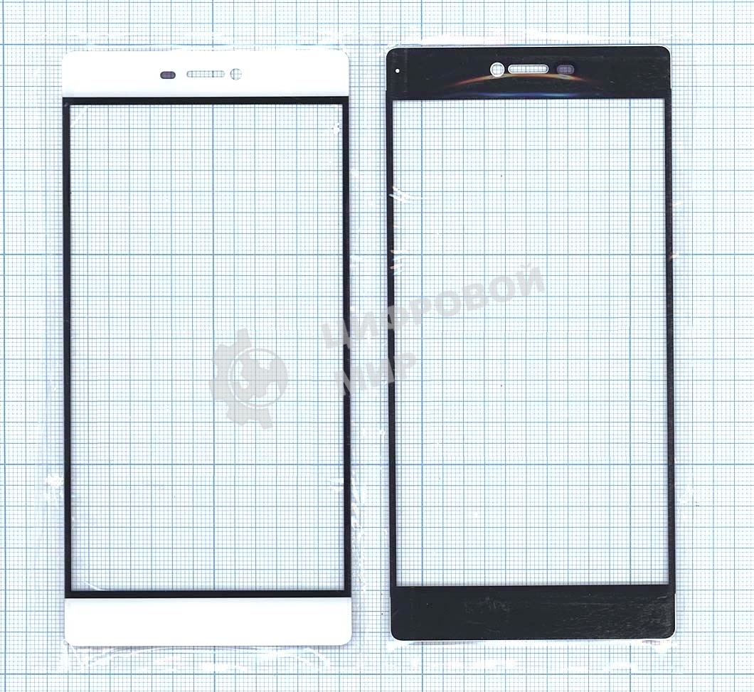 Стекло для Huawei P8 белое