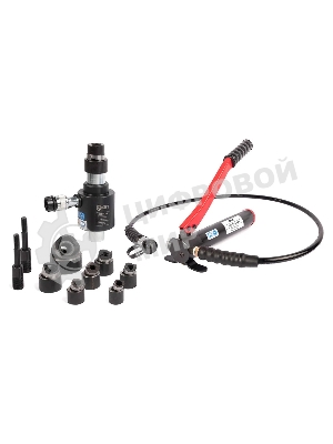 Пресс гидравлический помповый КВТ ПГПО-60 для пробивки отверстий, 10 т