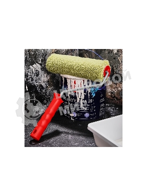 Валик Rexant полиакрил зеленый, ворс 18 мм, ширина ролика 240 мм, Ø 42 мм, бюгель 8 мм серия 