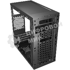 Компьютерный корпус Digma DCC-MN306 черный без БП mATX 1x80мм 1x92мм 2x120мм 2xUSB 2.0 1xUSB 3.0 audio