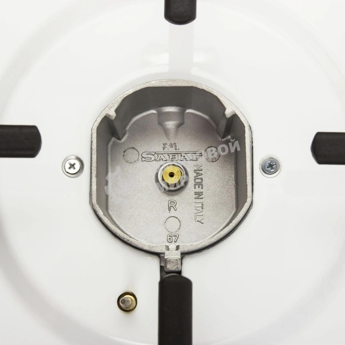 Газовая варочная панель Maunfeld EGHE.32.3EW/G, 2 конфорки, эмалированная сталь, белый