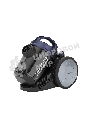 Пылесос Galaxy GL 6226 черный/синий, 320/2400 Вт, уборка сухая, пылесборник контейнер 2 л