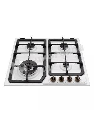 Газовая варочная поверхность DeLonghi BF 46 PRO RUS, 4 конфорки, эмаль, 8000 Вт