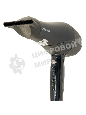 Фен АКСИНЬЯ КС-707 черный/серебристый, 2000 Вт