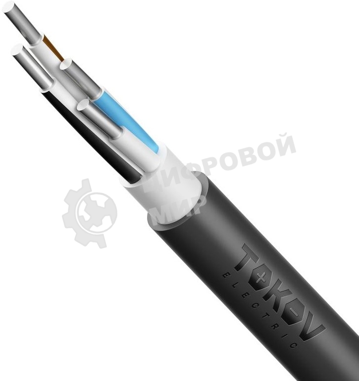 Кабель TOKOV ELECTRIC АВВГнг(А)-LS 4х6 ОК (N) 0.66кВ (м)