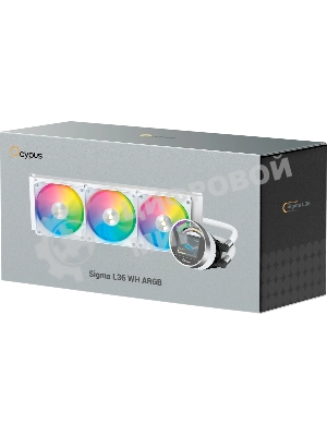 Система охлаждения Ocypus Sigma L36 WH ARGB, 360мм, LCD Pump 2.4