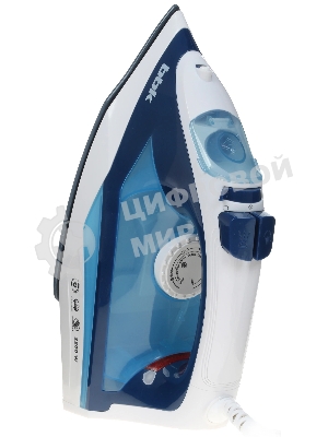Утюг BBK ISE-2201 темно-синий, 2200 Вт, 30 г/мин, 100 г/мин, 270 мл