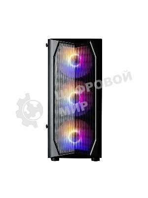 Компьютерный корпус MidiTower Zalman N4 black (ATX,Window, 6xRGb fan, USB 2.0 x2, USB 3.0x1, без БП) (N4 rev.1)