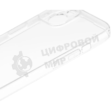 Чехол (клип-кейс) BoraSCO для Apple iPhone 15 прозрачный (72413)