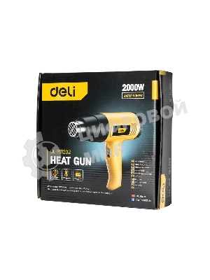 Фен технический Deli DL391202 (2000Вт, рабочая температура 100...650 град.)