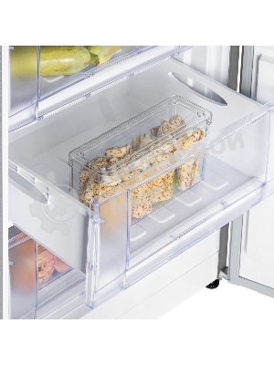 Морозильная камера Nordfrost DF 261 SAP, серебристый, 139л, 3 ящика