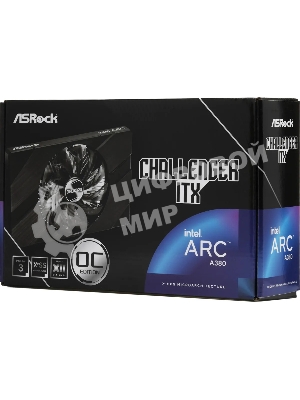 Видеокарта ASRock Arc A380 Challenger ITX 6G OC