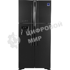 Холодильник Hitachi R-W660PUC7 GGR серый двухкамерный 396/144л морозилка сверху No Frost, Side by Side