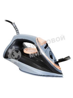 Утюг Hyundai H-SI01671 голубой, 2400 Вт, 20 г/мин, 160 г/мин, 250 мл