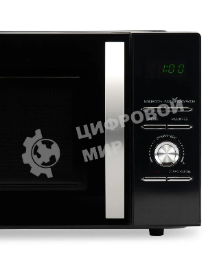 Микроволновая печь Hyundai HYM-D2079 черный, 23 л, 800 Вт, переключатели - кнопки, поворотный механизм