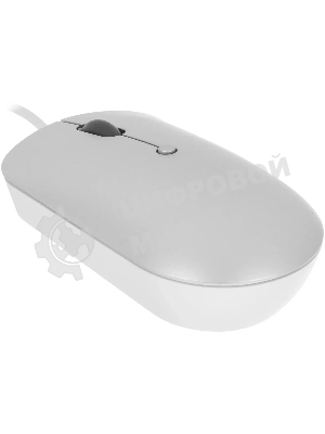 Мышь проводная Lenovo 540 светло-серый, 2400 dpi, USB-C, кнопки - 4