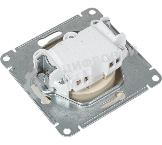 Механизм розетки 1-м СП AtlasDesign без заземл. защ. шторки 16А беж. SchE ATN000249