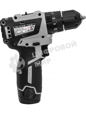 Дрель-шуруповерт ИНТЕРСКОЛ ДАУ-10/12В 38 МиниМАКС, 12 В, 2,5 Ач, 38 Нм, бесщеточный