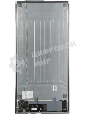 Холодильник Hitachi R-W660PUC7X GS серебристый стекло двухкамерный 396/144л морозилка сверху, No Frost, Side by Side