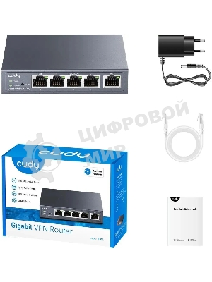 Маршрутизатор Cudy R700 10/100/1000BASE-T черный