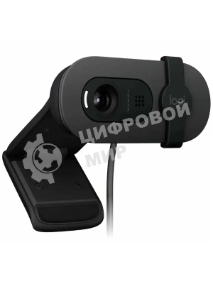 Веб-камера Logitech Brio 105 1920x1080, 30 кадр/с, USB Type-A, микрофон (шумоподавление), шторка приватности, автоосвещение, универсальное крепление