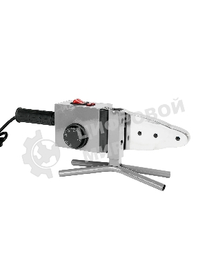 Аппарат для сварки пластиковых труб ПОБЕДА, ПТ-2435, 2 мощных нагревательных элемента, 2435 Вт., 6 насадок, металлический кейс