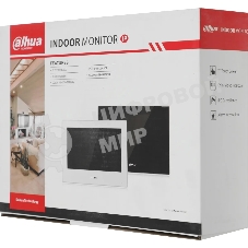 Видеодомофон IP 7 дюймовый, Dahua DHI-VTH2621G-P черный