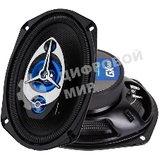 Колонки автомобильные Kicx GX-693 200Вт 92дБ 4Ом 15x23см (6x9дюйм) (ком.:2кол.) коаксиальные трехполосные