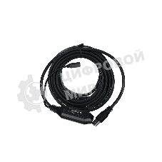 Кабель-адаптер USB3.0-repeater, удлинительный активный Am-->Af 5м VCOM